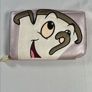 Disney Chip From Beauty & The Beast  Pink Wallet - Brand